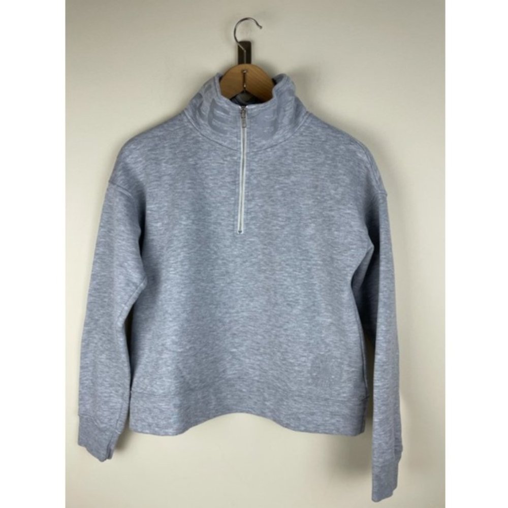 Soulcycle Funnel Neck 1/4 zip Sweatshirt Logo